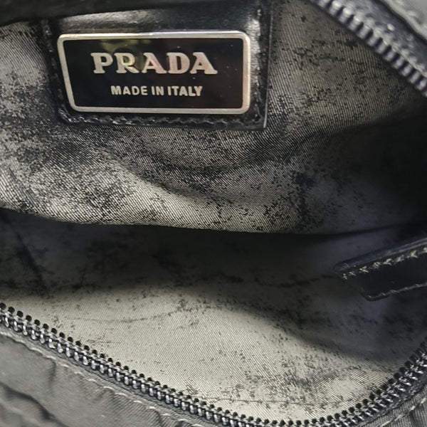 Nylon Shoulder Bag Black