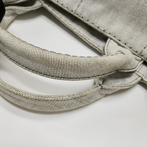 Denim Quilted Denim White