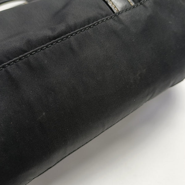 Nylon Shoulder Bag Black