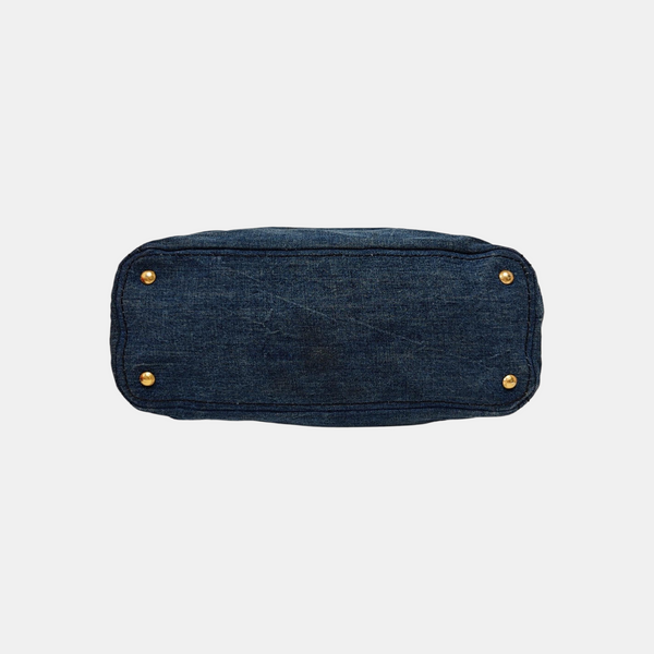 Denim Quilted Denim Blue