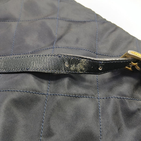Vela Quilted Nylon Blue