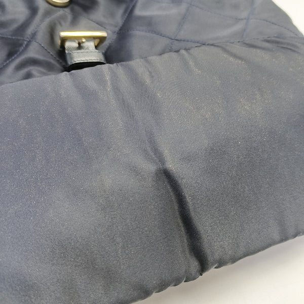 Vela Quilted Nylon Blue