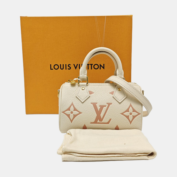 SPEEDY Nano Calfskin Beige