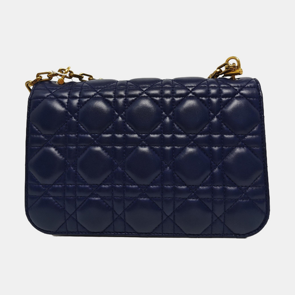 Dioraddict Cannage Lambskin Blue