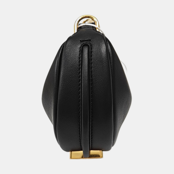 Calfskin Top Handle Bag Black