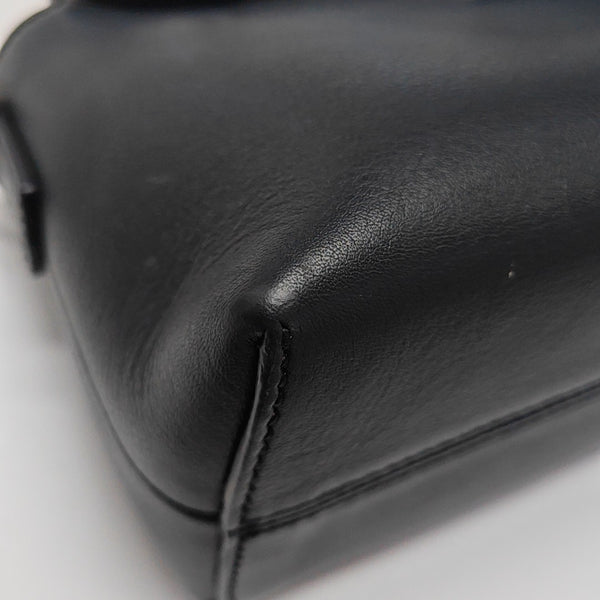Calfskin Shoulder Bag Black