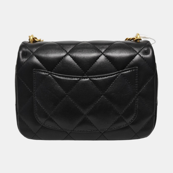 CLASSIC FLAP Mini Quilted Lambskin Black