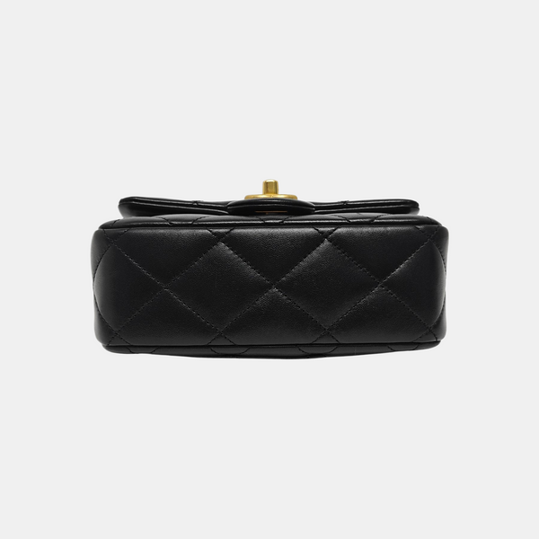 CLASSIC FLAP Mini Quilted Lambskin Black