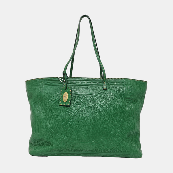 Calfskin Tote Bag Green