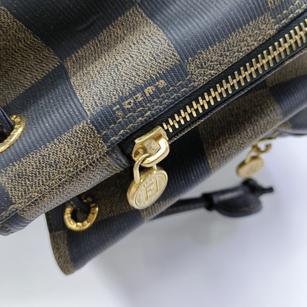 Coated Canvas Backpack Multicolor