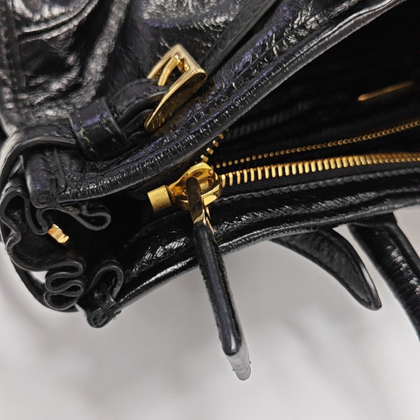 Bonnie Medium Calfskin Black