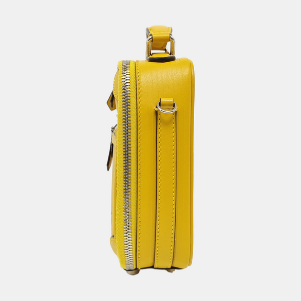 Calfskin Shoulder Bag Mini Yellow
