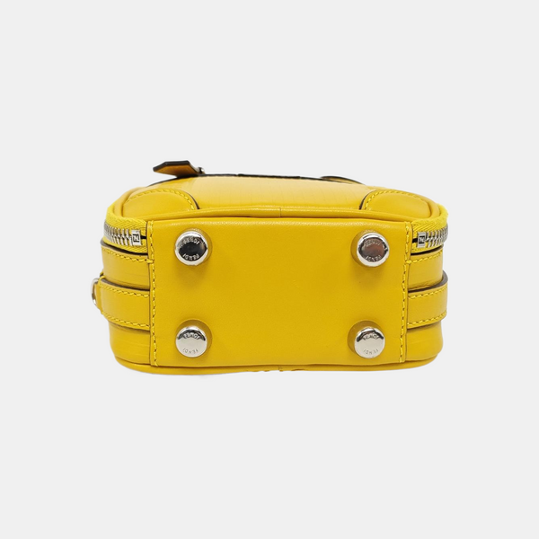 Calfskin Shoulder Bag Mini Yellow