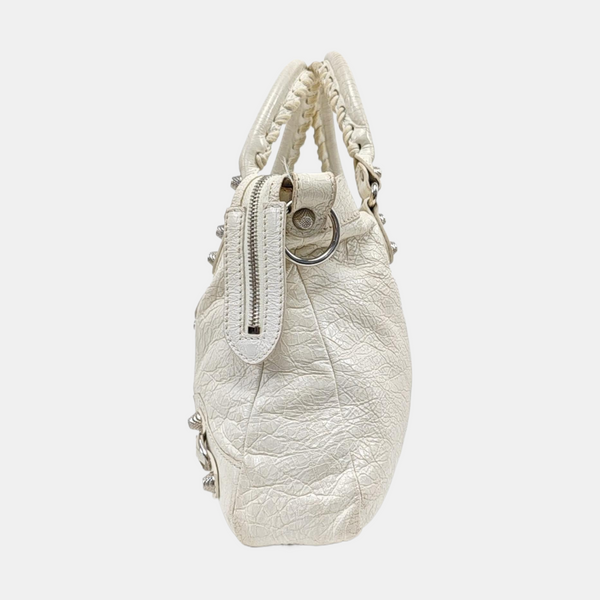 Classic City Small Lambskin White