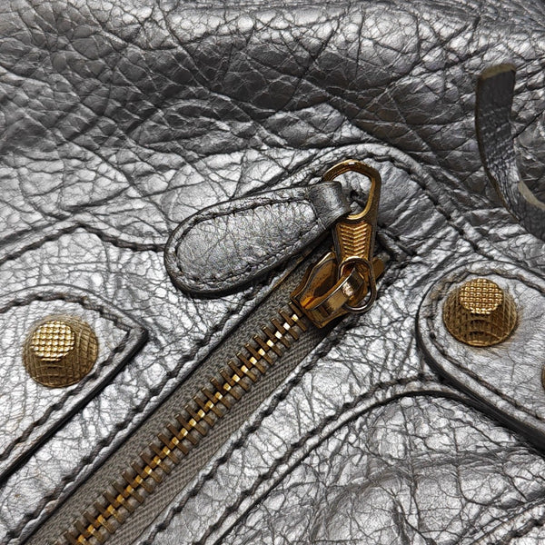 Classic City Small Lambskin Silver