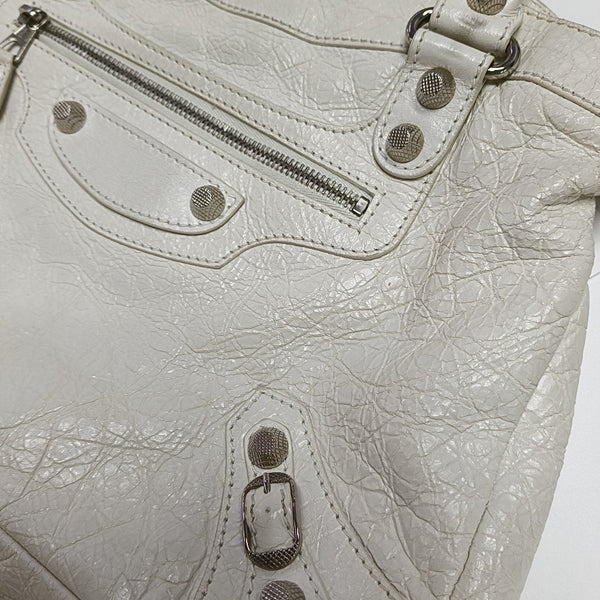 Classic City Small Lambskin White