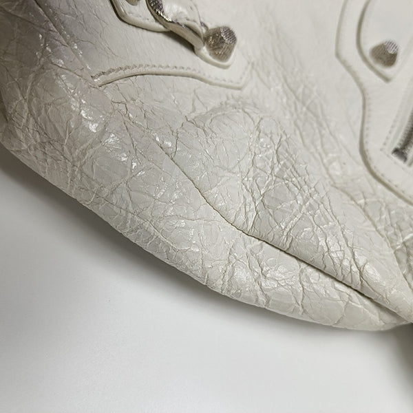 Classic City Small Lambskin White