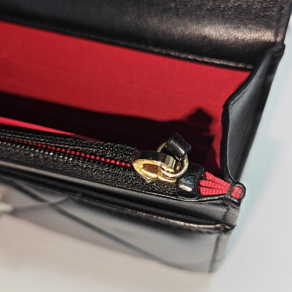 CHANEL 19 Small Quilted Lambskin Black