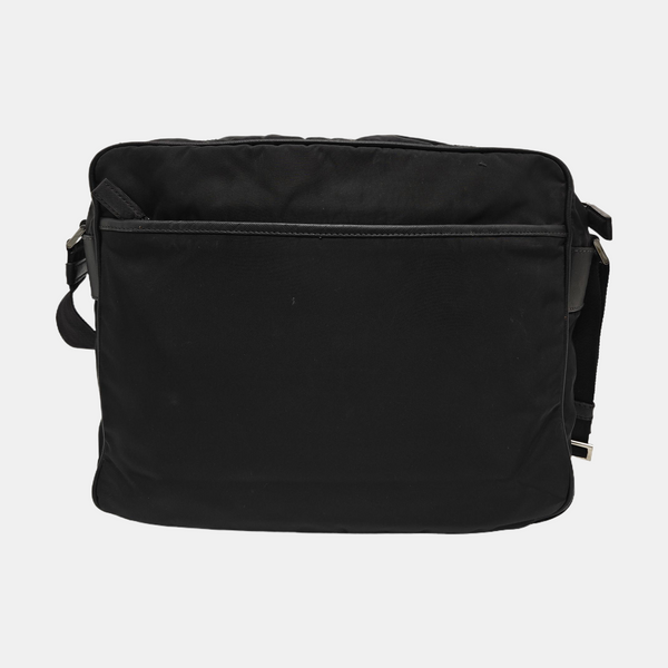 Nylon Shoulder Bag Black