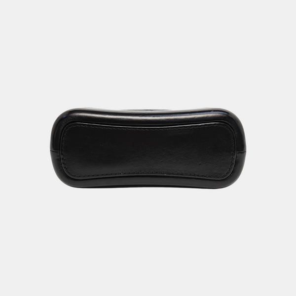 GABRIELLE Small Quilted Vintage Calf Black