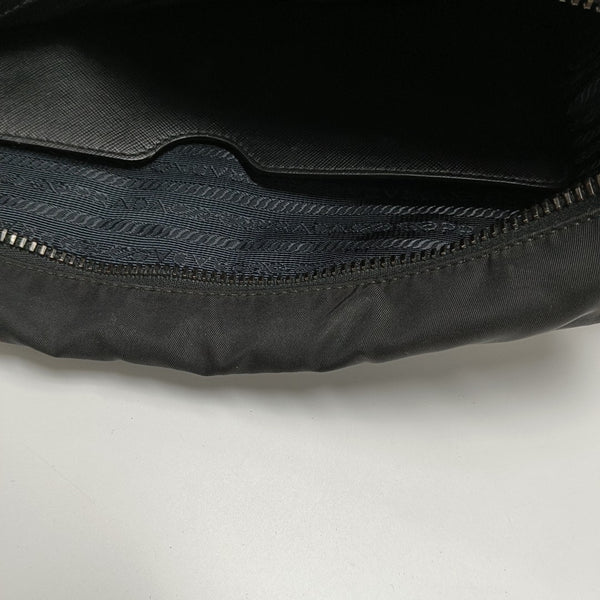 Nylon Shoulder Bag Black