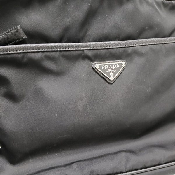 Nylon Shoulder Bag Black