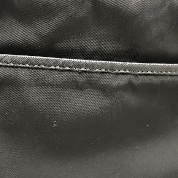 Nylon Shoulder Bag Black