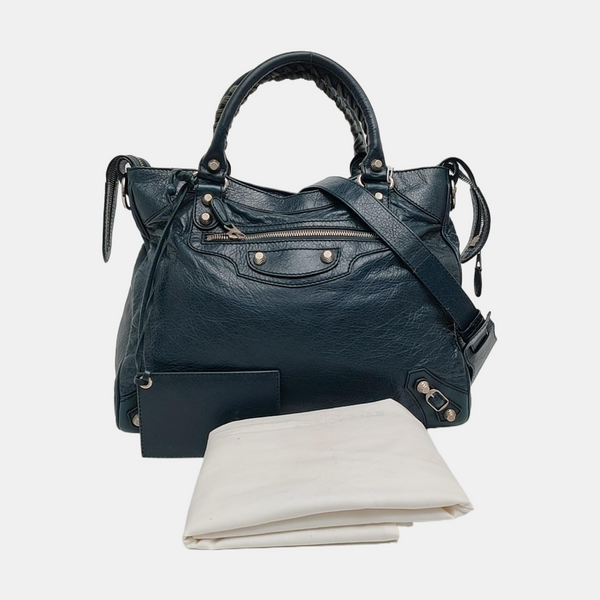 Classic City Small Lambskin Green