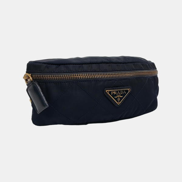 Nylon Quilted Nylon Blue