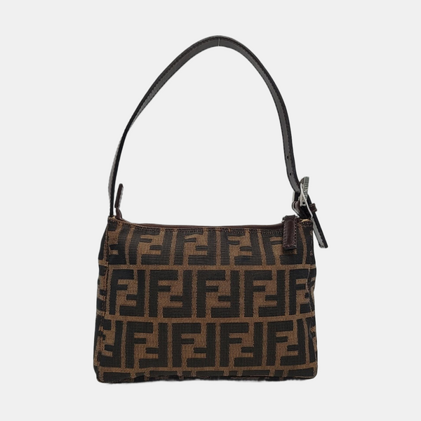 Canvas Top Handle Bag Brown