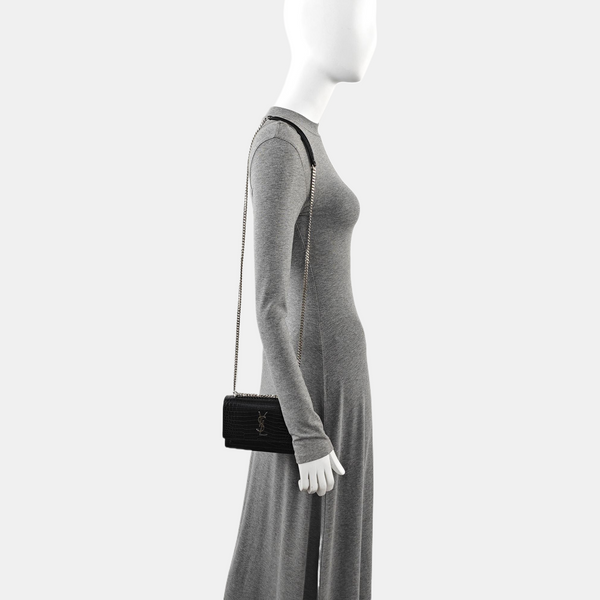 SUNSET Mini Calfskin Black
