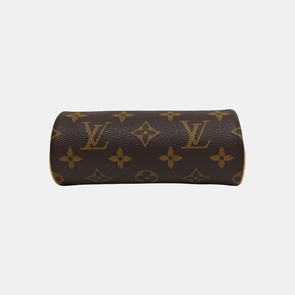 PAPILLON Mini Monogram Coated Canvas Brown