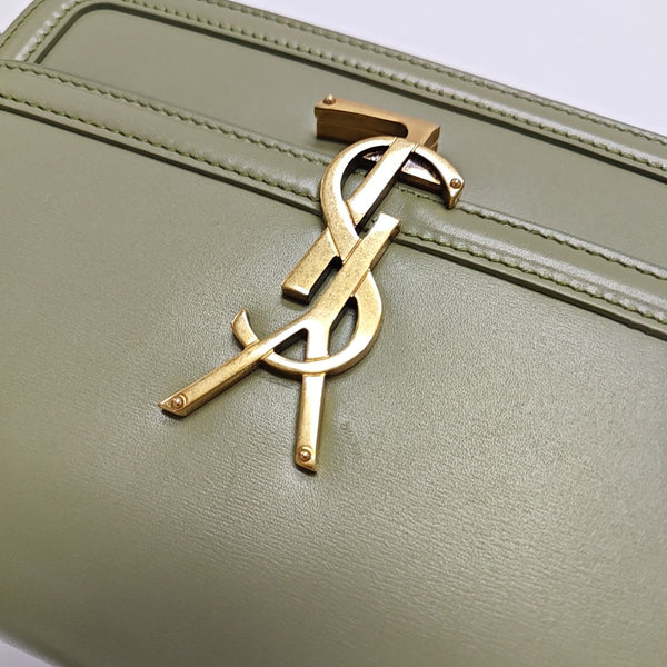 SOLFERINO Small Calfskin Green