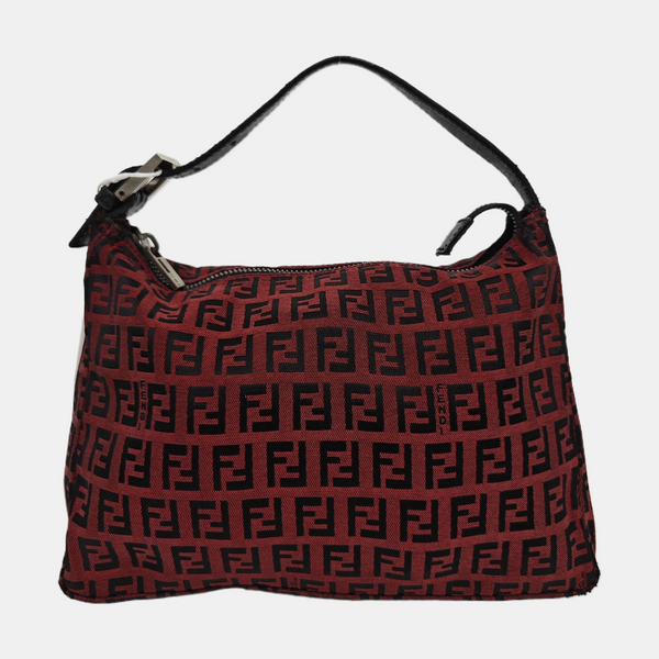 Canvas Top Handle Bag Red