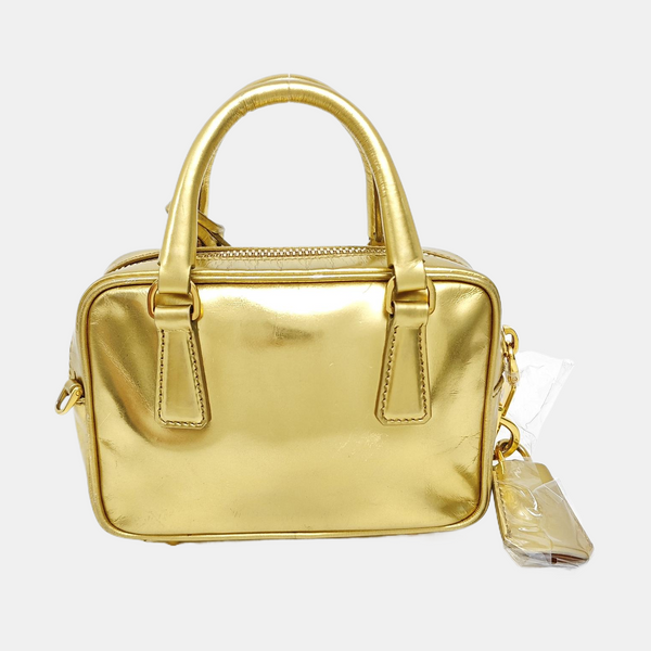 Calfskin Tote Bag Gold