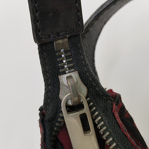 Canvas Top Handle Bag Red