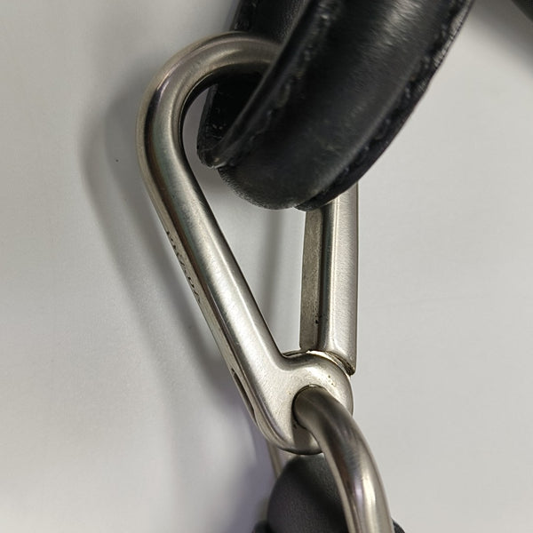 Nylon Top Handle Bag Black
