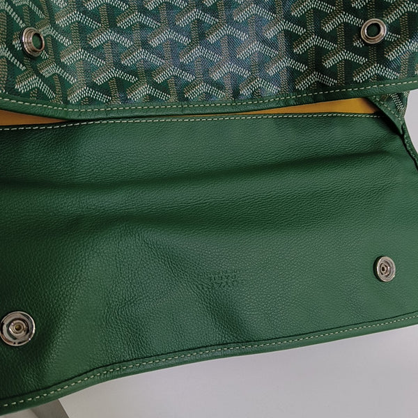 Saint Léger Coated Canvas Green
