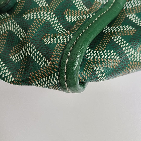 Saint Léger Coated Canvas Green