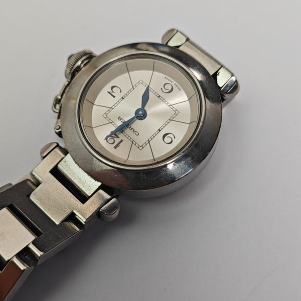 PASHA DE CARTIER 27mm Silver Quartz Watch