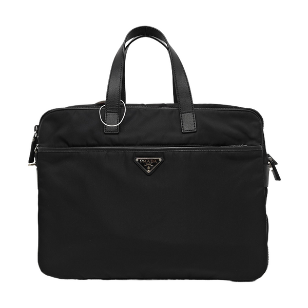 Nylon Shoulder Bag Black