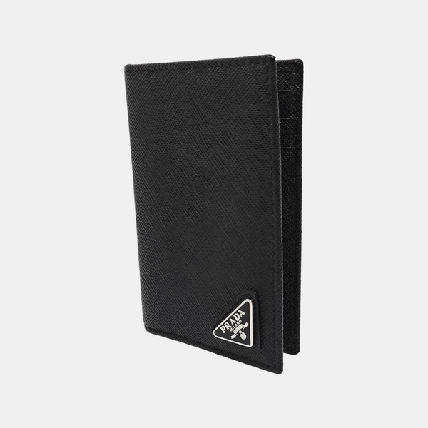 Saffiano Calfskin Clutch Black