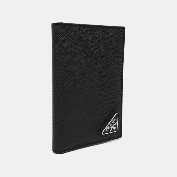 Saffiano Calfskin Clutch Black