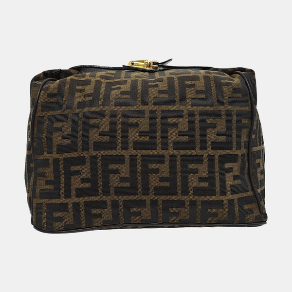 Canvas Top Handle Bag Brown