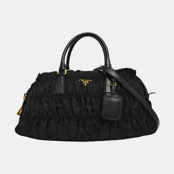 Gaufre Nylon Black