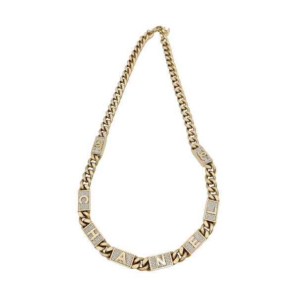 Authenticated pre-owned Gold-tone Metal Gold Necklace - Necklace at Looply