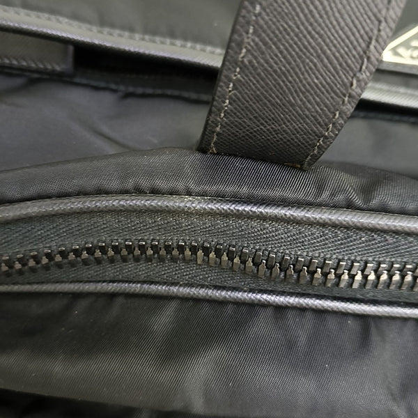 Nylon Shoulder Bag Black