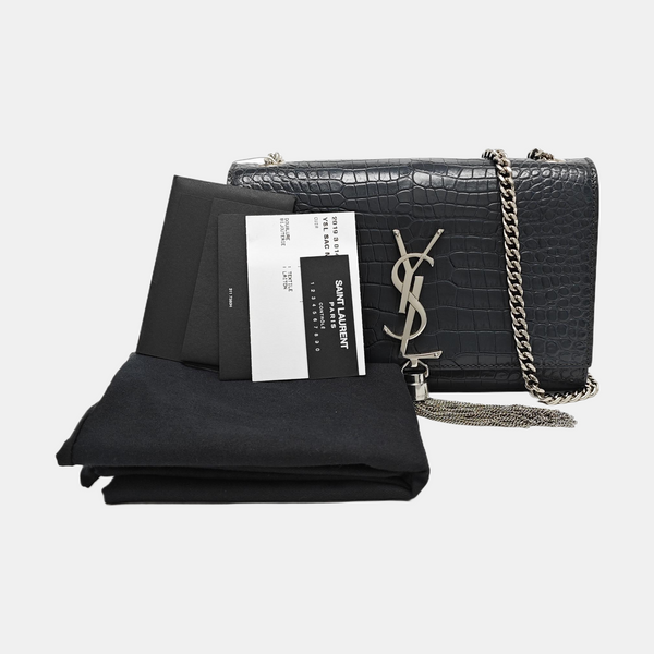 KATE Small Calfskin Blue