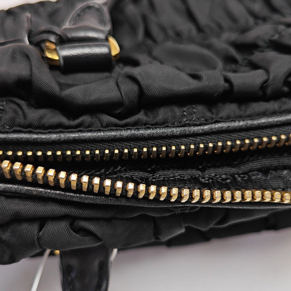 Gaufre Nylon Black