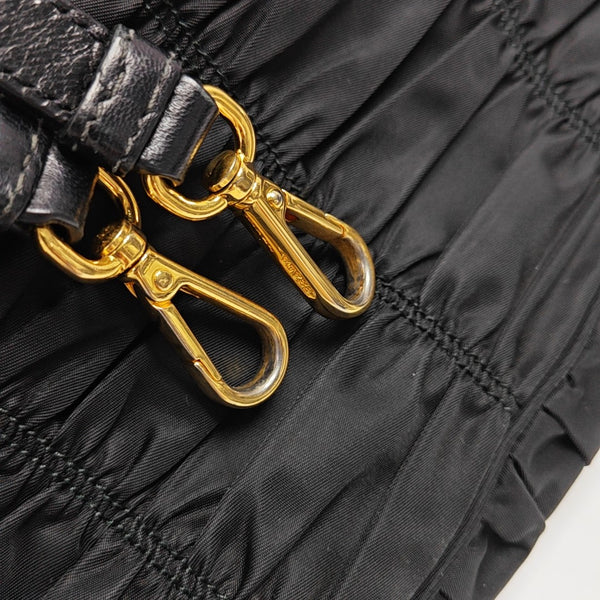 Gaufre Nylon Black